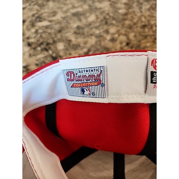 Texas Rangers 100% Wool Hat Size 7 5/8 Fitted Red Diamond New Era Pro 5950 USA - Picture 2 of 6